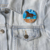 Ein Pferd am Strand Button (Beispiel)