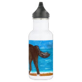Ein Pferd am Strand Trinkflasche (Rechts)