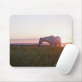 Ein Pferd auf dem Feld Mousepad (Mit Mouse)