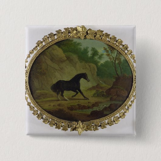 Ein Pferd erschrocken durch eine Schlange, 1792 Button (Vorderseite)