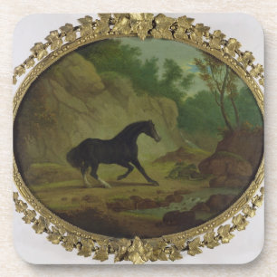 Ein Pferd erschrocken durch eine Schlange, 1792 Getränkeuntersetzer