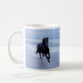 Ein Pferd frei und wild Kaffeetasse (Links)