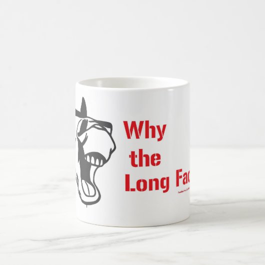 Ein Pferd geht in ein Bar… Kaffeetasse (Mittel)