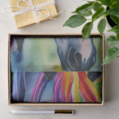 Ein Pferd in lustigen Farben Entdecken Seidenpapier (Geschenk)