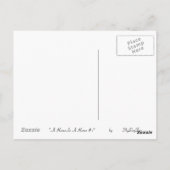 Ein Pferd ist ein Pferd #1" Postkarte (Rückseite)