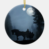 Ein Pferd Open Sleigh Ornament (Vorne)