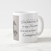 Ein Pferdegebet Jumbo-Tasse (Vorderseite Rechts)