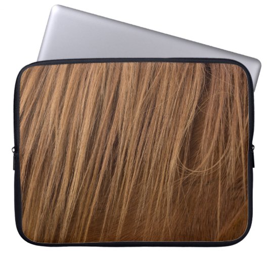 Ein Pferdemane Laptopschutzhülle (Vorderseite)