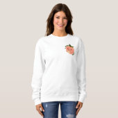 Ein Pfirsigkuchen Sweatshirt (Vorne ganz)
