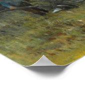 Ein pflügender Bauer Poster (Ecke)