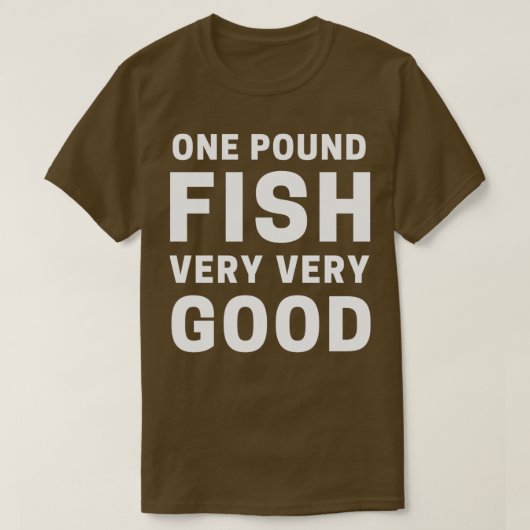 Ein Pfund Fisch T-Shirt (Design vorne)