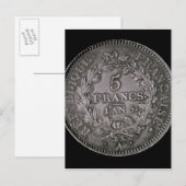 Ein Pfund mit zwanzig Solen Postkarte (Vorne/Hinten)