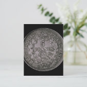 Ein Pfund mit zwanzig Solen Postkarte (Stehend Vorderseite)