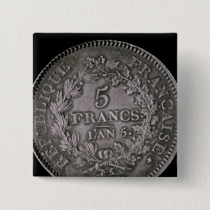 Ein Pfund von zwanzig Solen Button
