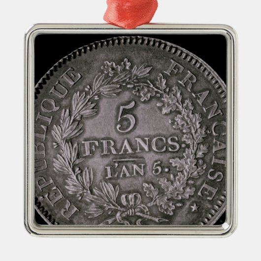 Ein Pfund von zwanzig Solen Ornament Aus Metall (Vorne)