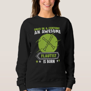 Ein Phantastischer Flutist-Geburtstagsflute-Player Sweatshirt