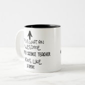 Ein Phantastischer Informatiklehrer sieht aus wie Zweifarbige Tasse (Vorderseite Links)