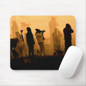 Ein Phantastischer Sonnenuntergang - Gänse bei Son Mousepad (Mit Mouse)