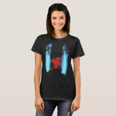 Ein Phantastisches Abstraktes Gesicht 2 T-Shirt (Vorne ganz)