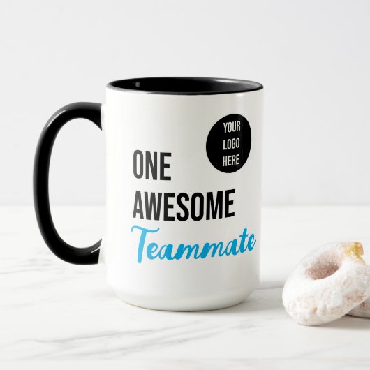 Ein Phantastisches, benutzerdefiniertes Teamlogo Tasse (Mit Donut)