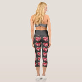 Ein Phantastisches "LIEBE PATTERING"-Leggings Capri Leggings (Rückseite)
