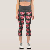 Ein Phantastisches "LIEBE PATTERING"-Leggings Capri Leggings (Vorderseite)