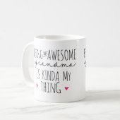 Ein phantastisches Oma zu sein, ist so etwas wie m Kaffeetasse (Vorderseite Links)