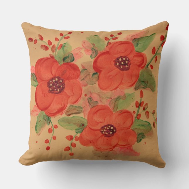 Ein Phantastisches rotes Kissen (Vorderseite)