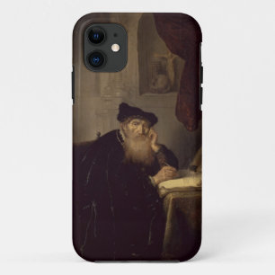 Ein Philosoph, 1635 (Öl auf Platte) iPhone 11 Hülle