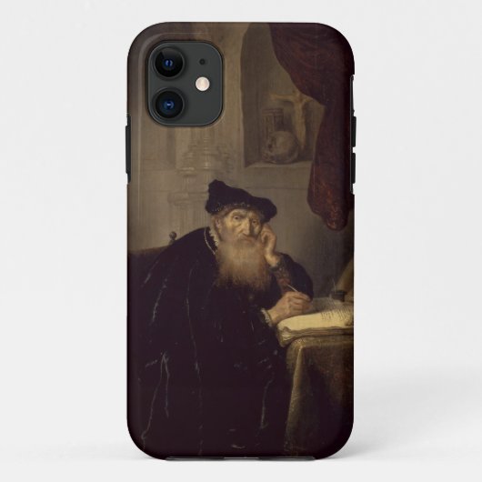 Ein Philosoph, 1635 (Öl auf Platte) Case-Mate iPhone Hülle (Rückseite)