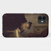 Ein Philosoph, 1635 (Öl auf Platte) Case-Mate iPhone Hülle (Rückseite (Horizontal))