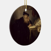 Ein Philosoph, 1635 (Öl auf Platte) Keramik Ornament (Rechts)