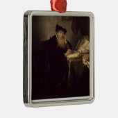 Ein Philosoph, 1635 (Öl auf Platte) Ornament Aus Metall (Rechts)