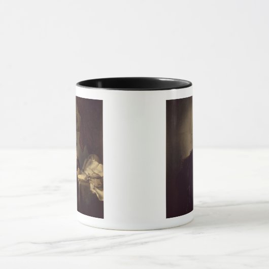 Ein Philosoph, 1635 (Öl auf Platte) Tasse (Zentrum)