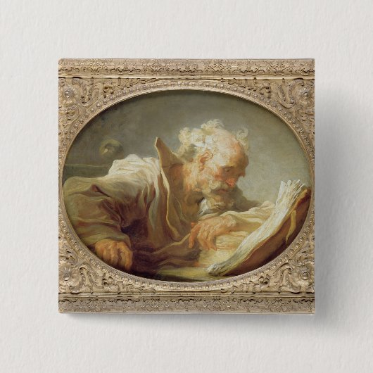 Ein Philosoph, c.1764 Button (Vorderseite)