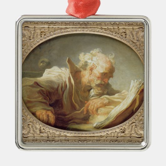 Ein Philosoph, c.1764 Silbernes Ornament (Vorne)