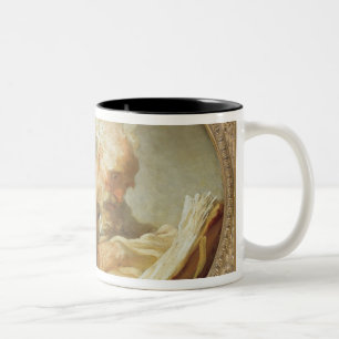 Ein Philosoph, c.1764 Zweifarbige Tasse