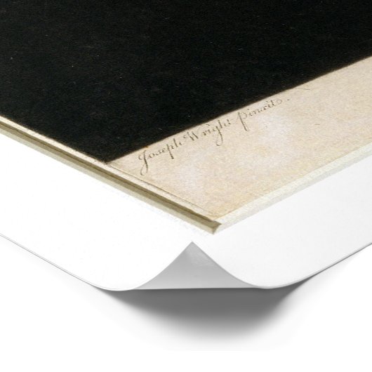 Ein Philosoph, der ein Experiment auf dem Air Pum Poster (Ecke)