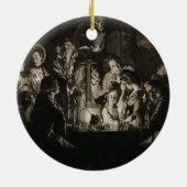 Ein Philosoph, der ein Experiment auf der Luft Pum Keramik Ornament (Hinten)