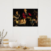 Ein Philosoph hält Vorträge über die Orerie Poster (Küche)