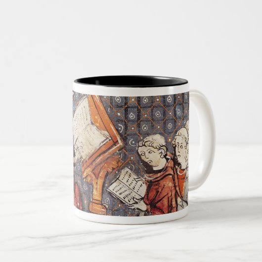 Ein Philosophenunterricht in Paris Zweifarbige Tasse (VorderseiteRechts)