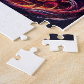 Ein Phönix, der aus feuerfester Asche aufsteigt. Puzzle (Seite)