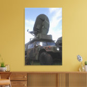 Ein Phönix-taktisches Satellitenterminal Leinwanddruck (Insitu (Wohnzimmer))