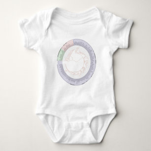 Ein phylogenetischer Baum Baby Strampler