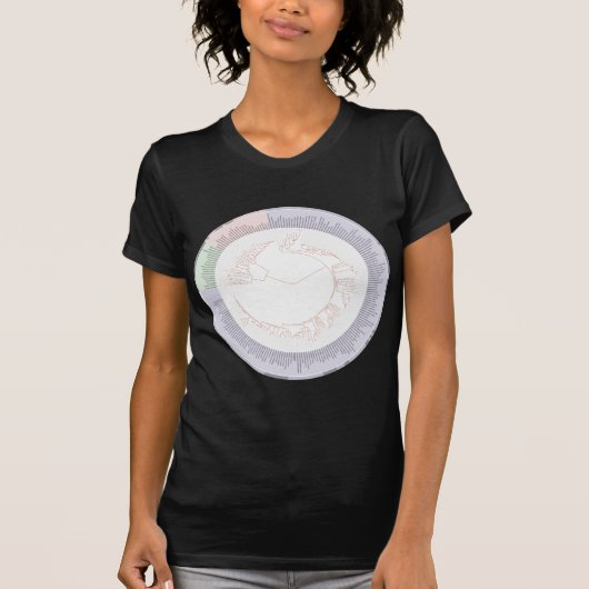 Ein phylogenetischer Baum T-Shirt (Vorderseite)