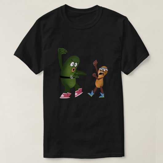 Ein Picknick und eine Erdnuss aktiv T-Shirt (Design vorne)
