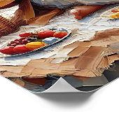 Ein Picnic Together, Christliche Kunst, Jesus und  Poster (Ecke)