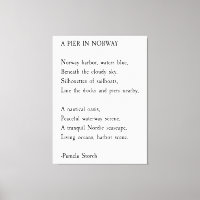 Ein Pier in Noway Gedicht von Pamela Storch