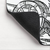 Ein Pikeman, der eine Kanone beleuchtet Mousepad (Ecke)