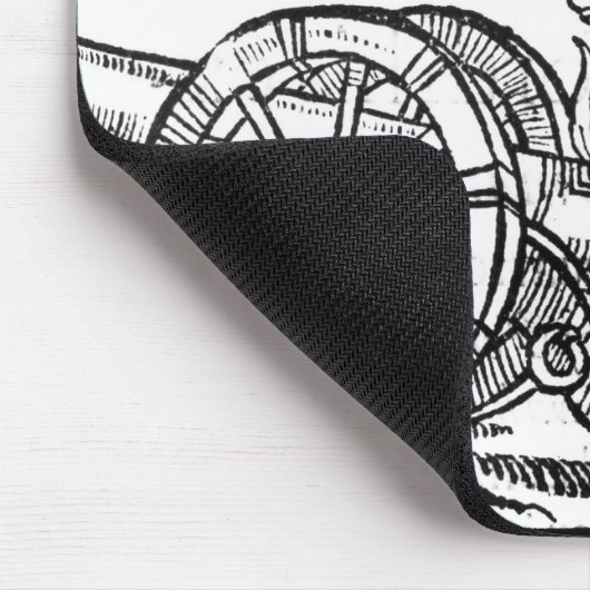 Ein Pikeman, der eine Kanone beleuchtet Mousepad (Ecke)